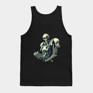 skeleton punk Tank Top